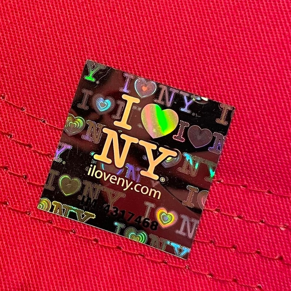 I Love New York Dark Pink Hat NEW Licensed I Love NY Cap - Picture 5 of 5